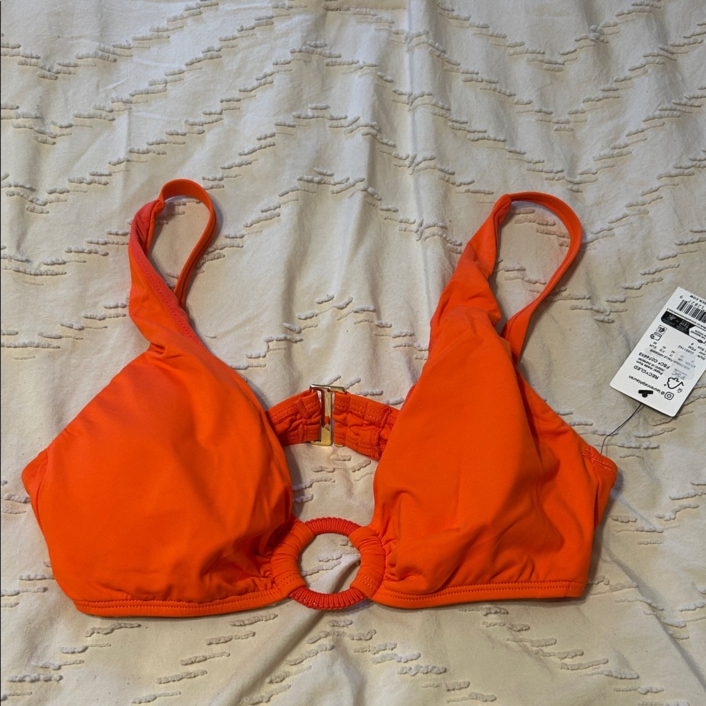 NWT Ralph Lauren Swimsuit Bikini Top Orange